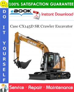 Case CX145D SR Crawler Excavator Service Repair Manual (EU Market)