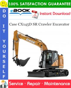 Case CX145D SR Crawler Excavator Service Repair Manual (NA Market)