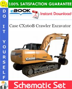 Case CX160B Crawler Excavator Schematic Set