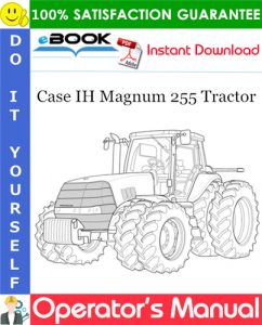 Case IH Magnum 255 Tractor Operator's Manual