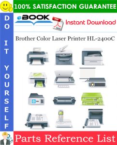 Brother Color Laser Printer HL-2400C Parts Reference List