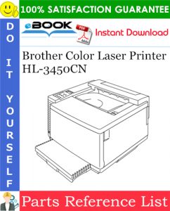 Brother Color Laser Printer HL-3450CN Parts Reference List