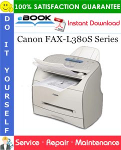 Canon FAX-L380S Series Service Repair Manual