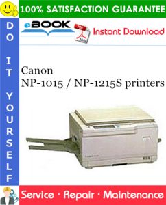 Canon NP-1015 / NP-1215S printers Service Repair Manual + Parts Catalog