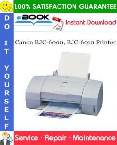 Canon BJC-6000, BJC-6010 Printer Service Repair Manual