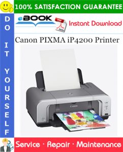 Canon PIXMA iP4200 Printer Service Repair Manual