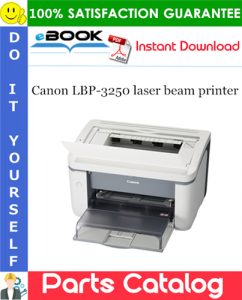 Canon LBP-3250 laser beam printer Parts Catalog Manual