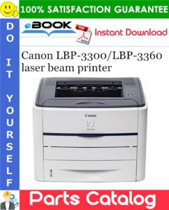 Canon LBP-3300/LBP-3360 laser beam printer Parts Catalog Manual