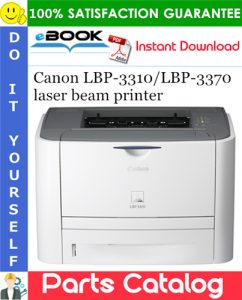 Canon LBP-3310/LBP-3370 laser beam printer Parts Catalog Manual