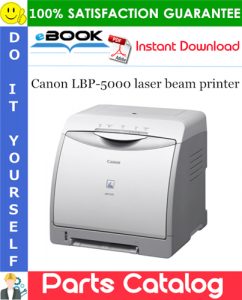 Canon LBP-5000 laser beam printer Parts Catalog Manual