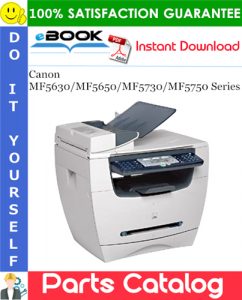 Canon MF5630/MF5650/MF5730/MF5750 Series Parts Catalog Manual