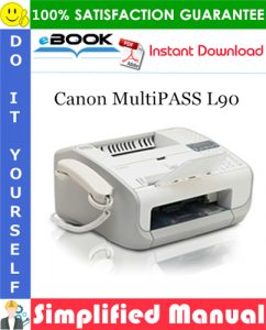 Canon MultiPASS L90 Parts Catalog Manual