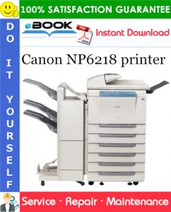 Canon NP6218 printer Service Repair Manual