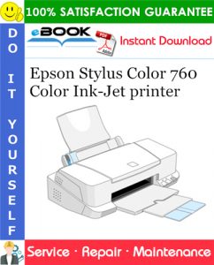 Epson Stylus Color 760 Color Ink-Jet printer Service Repair Manual