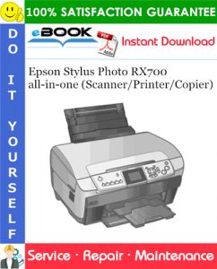 Epson Stylus Photo RX700 all-in-one (Scanner/Printer/Copier) Service Repair Manual