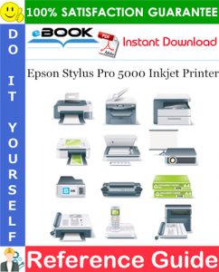 Epson Stylus Pro 5000 Inkjet Printer Setup Guide and Reference Guide Supplement