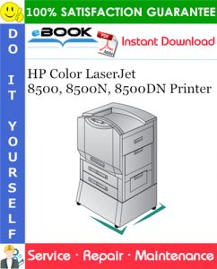 HP Color LaserJet 8500, 8500N, 8500DN Printer Service Repair Manual