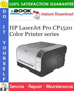 HP LaserJet Pro CP1520 Color Printer series Service Repair Manual