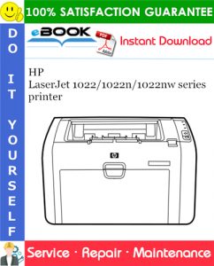 HP LaserJet 1022/1022n/1022nw series printer Service Repair Manual