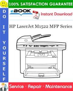 HP LaserJet M1522 MFP Series Service Repair Manual