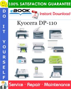 Kyocera DP-110 Service Repair Manual + Parts Catalog