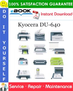 Kyocera DU-640 Service Repair Manual