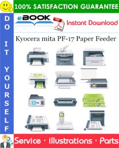 Kyocera mita PF-17 Paper Feeder Parts Manual