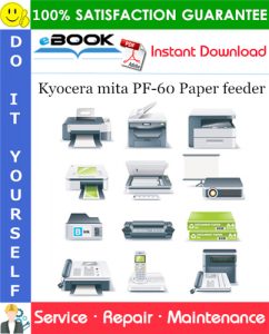 Kyocera mita PF-60 Paper feeder Service Repair Manual + Parts Catalog