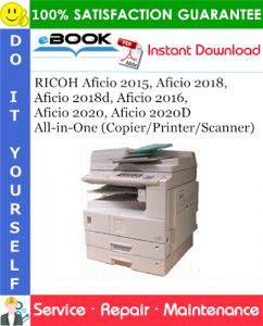 RICOH Aficio 2015, Aficio 2018, Aficio 2018d, Aficio 2016, Aficio 2020, Aficio 2020D