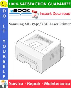 Samsung ML-1740/XSH Laser Printer Service Repair Manual