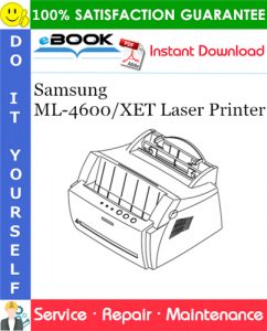 Samsung ML-4600/XET Laser Printer Service Repair Manual