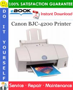 Canon BJC-4200 Printer Service Repair Manual