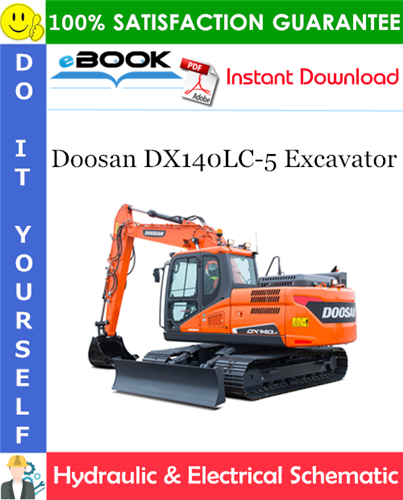 Doosan DX140LC-5 Excavator Hydraulic & Electrical Schematic