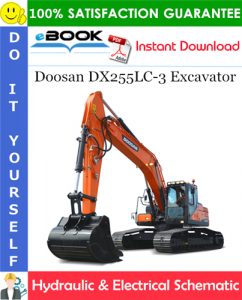 Doosan DX255LC-3 Excavator Hydraulic & Electrical Schematic