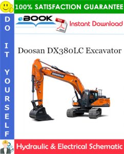 Doosan DX380LC Excavator Hydraulic & Electrical Schematic