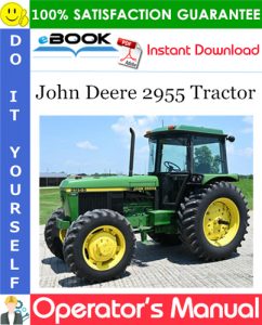 John Deere 2955 Tractor Operator's Manual