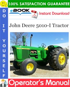 John Deere 5010-I Tractor Operator's Manual