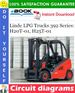 Linde LPG Trucks 392 Series: H20T-01, H25T-01 Circuit diagrams