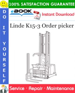 Linde K15-3 Order picker Service Repair Manual