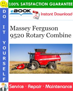 Massey Ferguson 9520 Rotary Combine Service Repair Manual