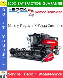 Massey Ferguson MF7344 Combines Service Repair Manual