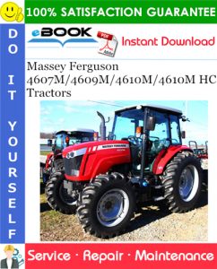 Massey Ferguson 4607M/4609M/4610M/4610M HC Tractors Service Repair Manual