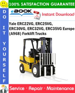 Yale ERC22VG, ERC25VG, ERC30VG, ERC32VG, ERC35VG Europe (A968) Forklift Trucks