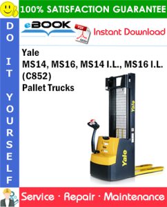 Yale MS14, MS16, MS14 I.L., MS16 I.L. (C852) Pallet Trucks