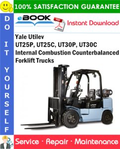 Yale Utilev UT25P, UT25C, UT30P, UT30C