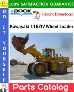 Kawasaki 115ZIV Wheel Loader Parts Catalog