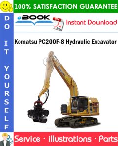 Komatsu PC200F-8 Hydraulic Excavator Parts Manual