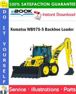 Komatsu WB97S-5 Backhoe Loader Parts Manual (S/N F50003 and up)