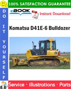 Komatsu D41E-6 Bulldozer Parts Manual (S/N B30001-B40000)