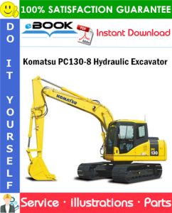 Komatsu PC130-8 Hydraulic Excavator Parts Manual (S/N B10001 and up)